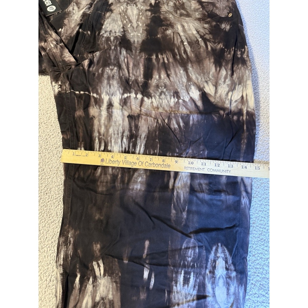 MAKOBI Brown Tie-Dye Mens 54x33 Comfort Fit Waist Jeans Urban Designer NEW - Picture 14 of 14